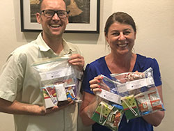 Volunteer firefighter care packs