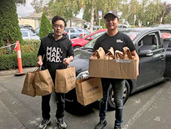 Delivery arrives for staff at Mitcham Private Hospital